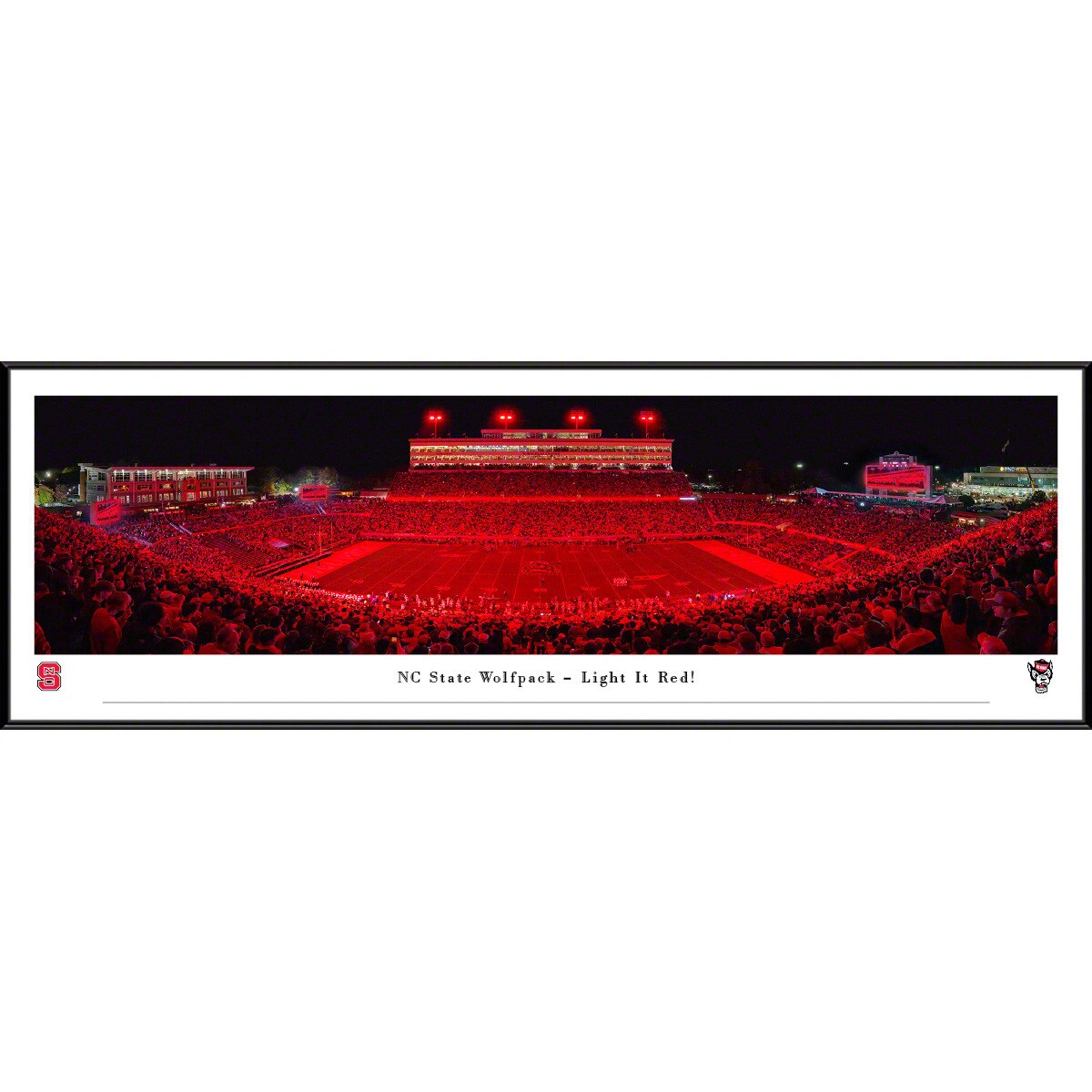 NC State Football "Light It Red" St